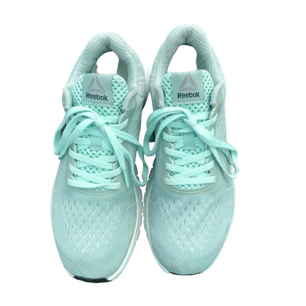 Reebok Print Smooth Running Shoes Mist Green (size 7)